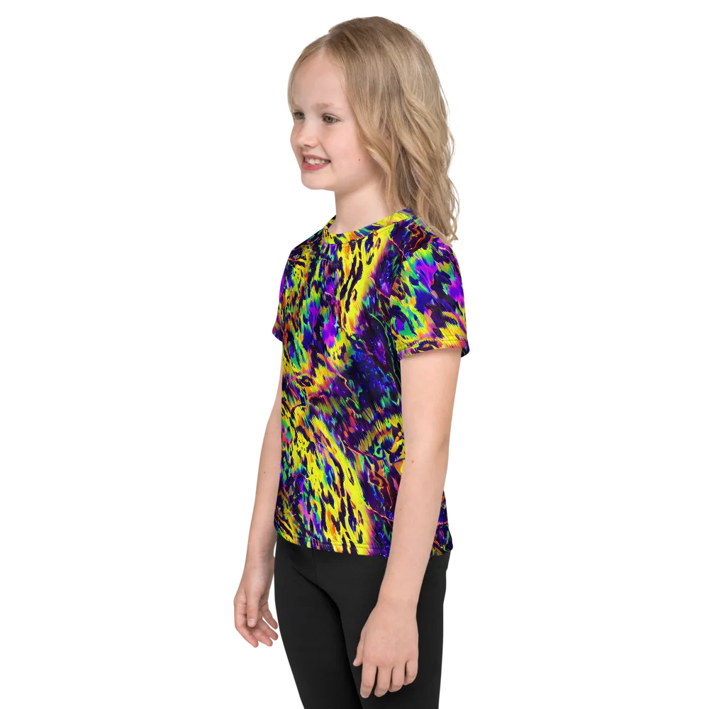 Colorstorm Noir on Kids Crew Neck T-Shirt — Left