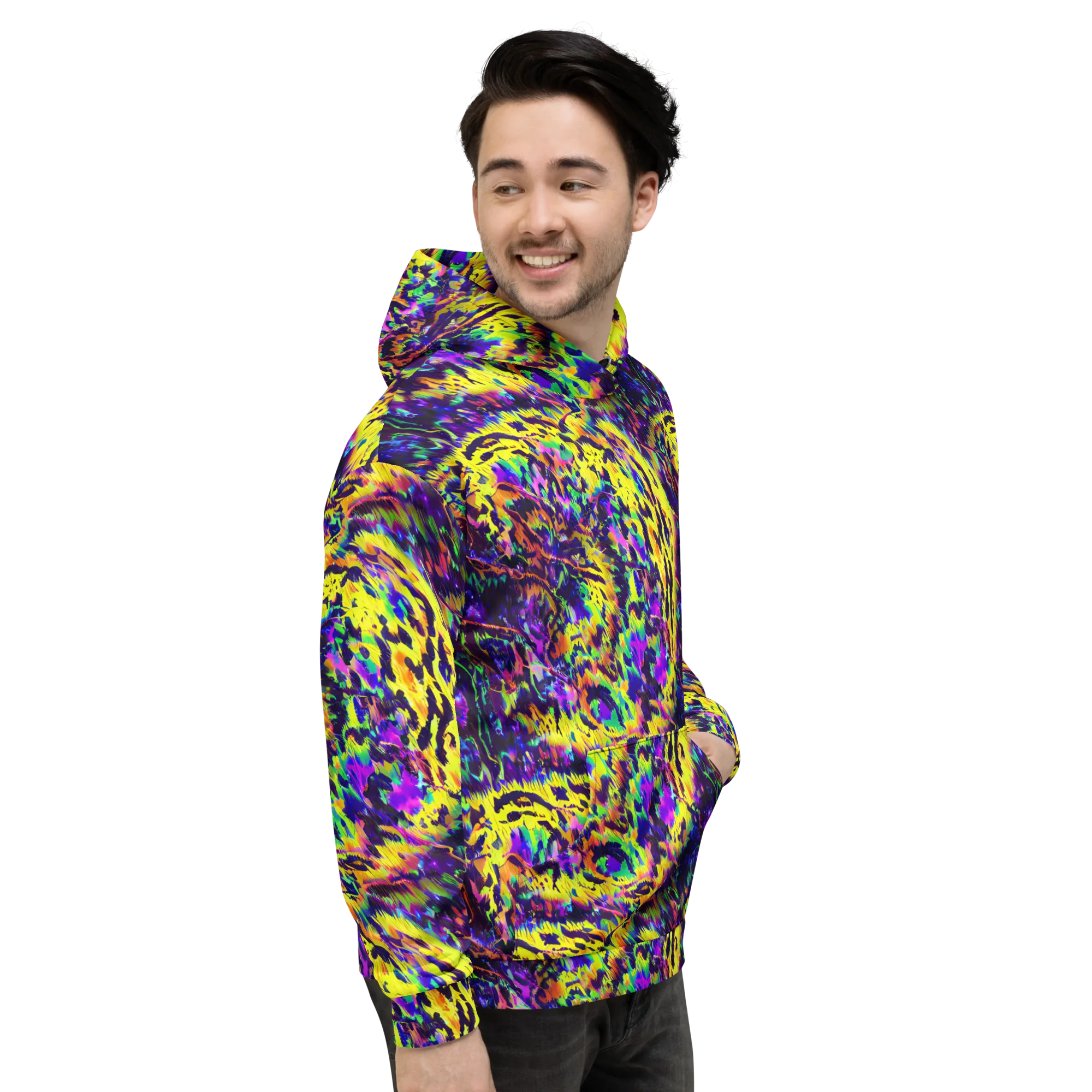 Colorstorm Noir on Hoodie — Right