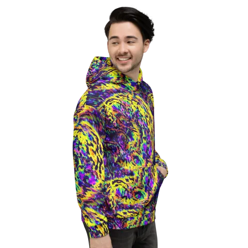 Colorstorm Noir on a Hoodie