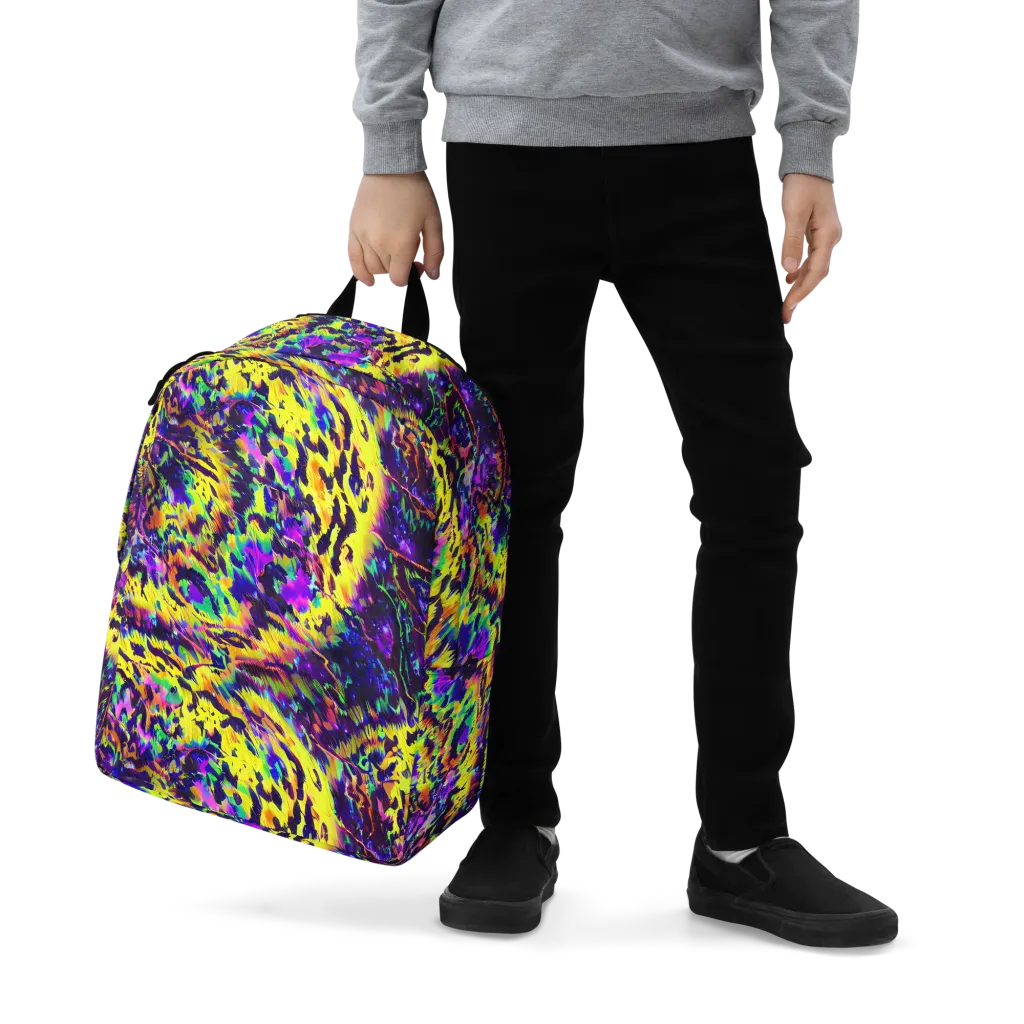 Colorstorm Noir on Minimalist Backpack — Zoomed-in