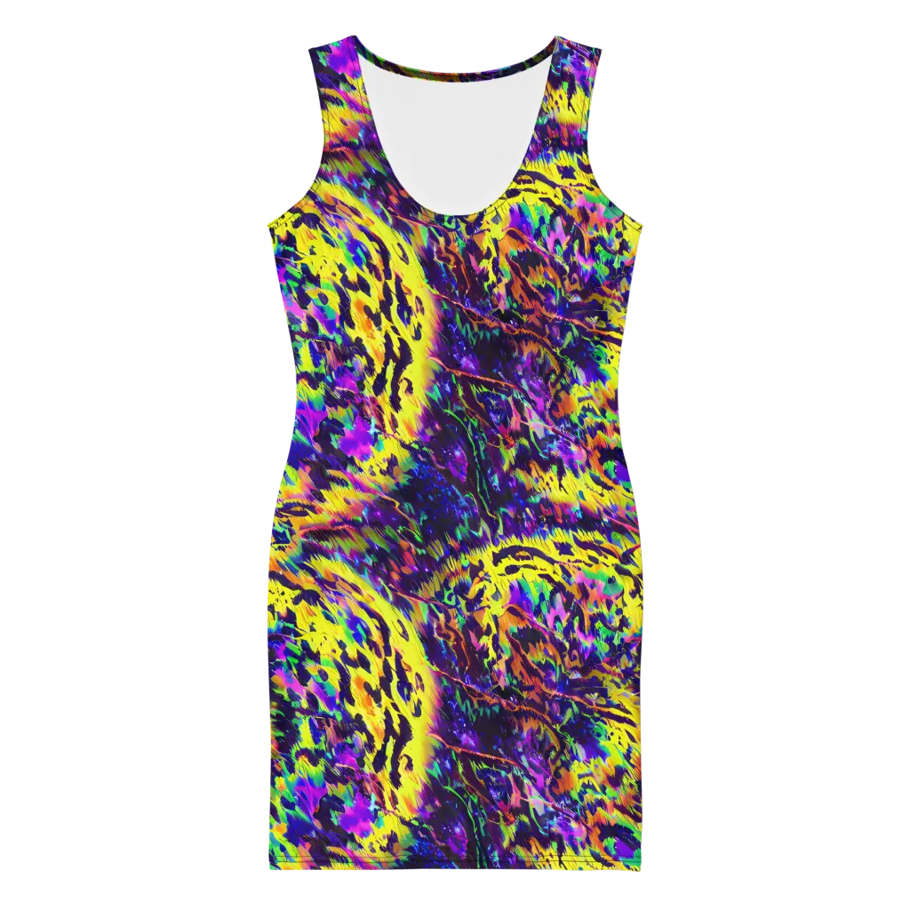 Colorstorm Noir on Bodycon Dress — Front