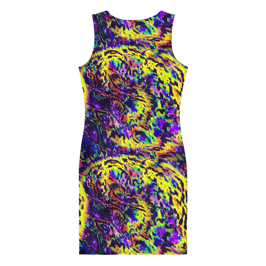 Colorstorm Noir on Bodycon Dress — Back