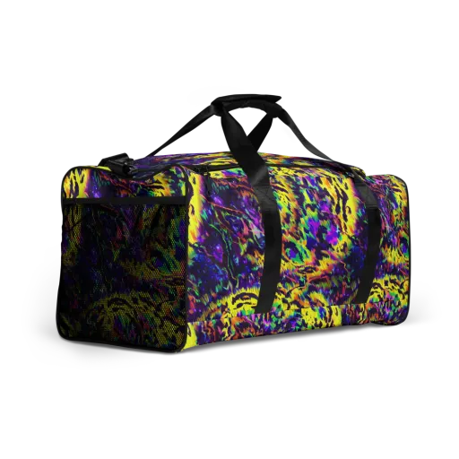 Colorstorm Noir on a Duffle Bag