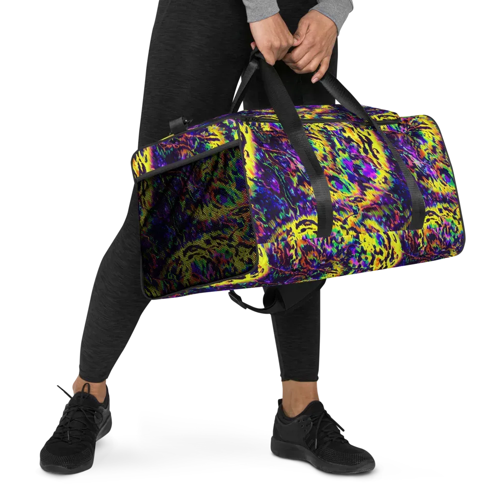 Colorstorm Noir on Duffle Bag — Right Front
