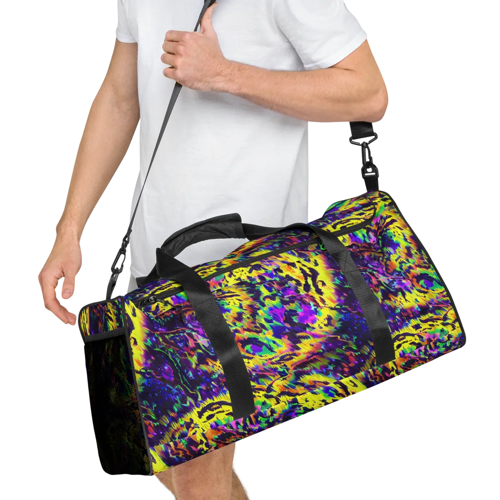 Colorstorm Noir on Duffle Bag — Right Front