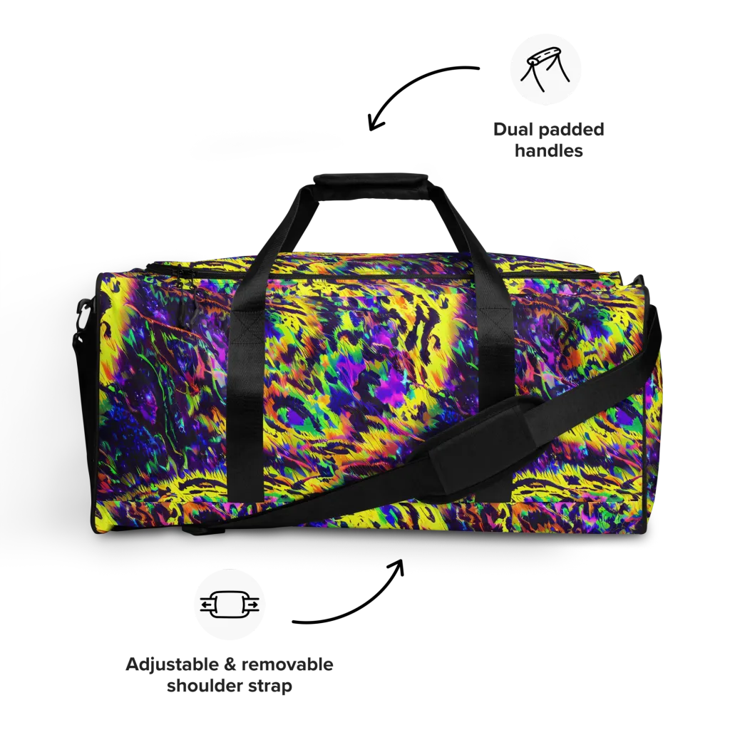 Colorstorm Noir on Duffle Bag — Front