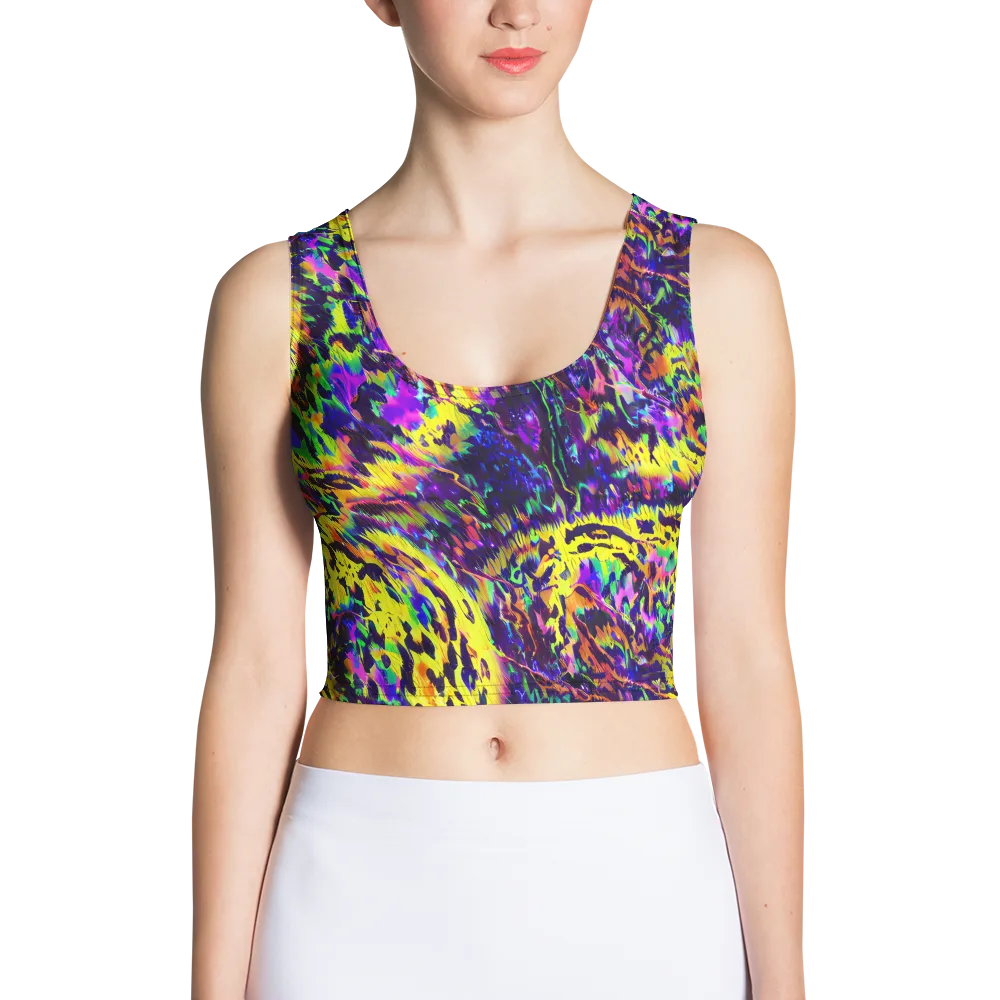 Colorstorm Noir on Crop Top — Front