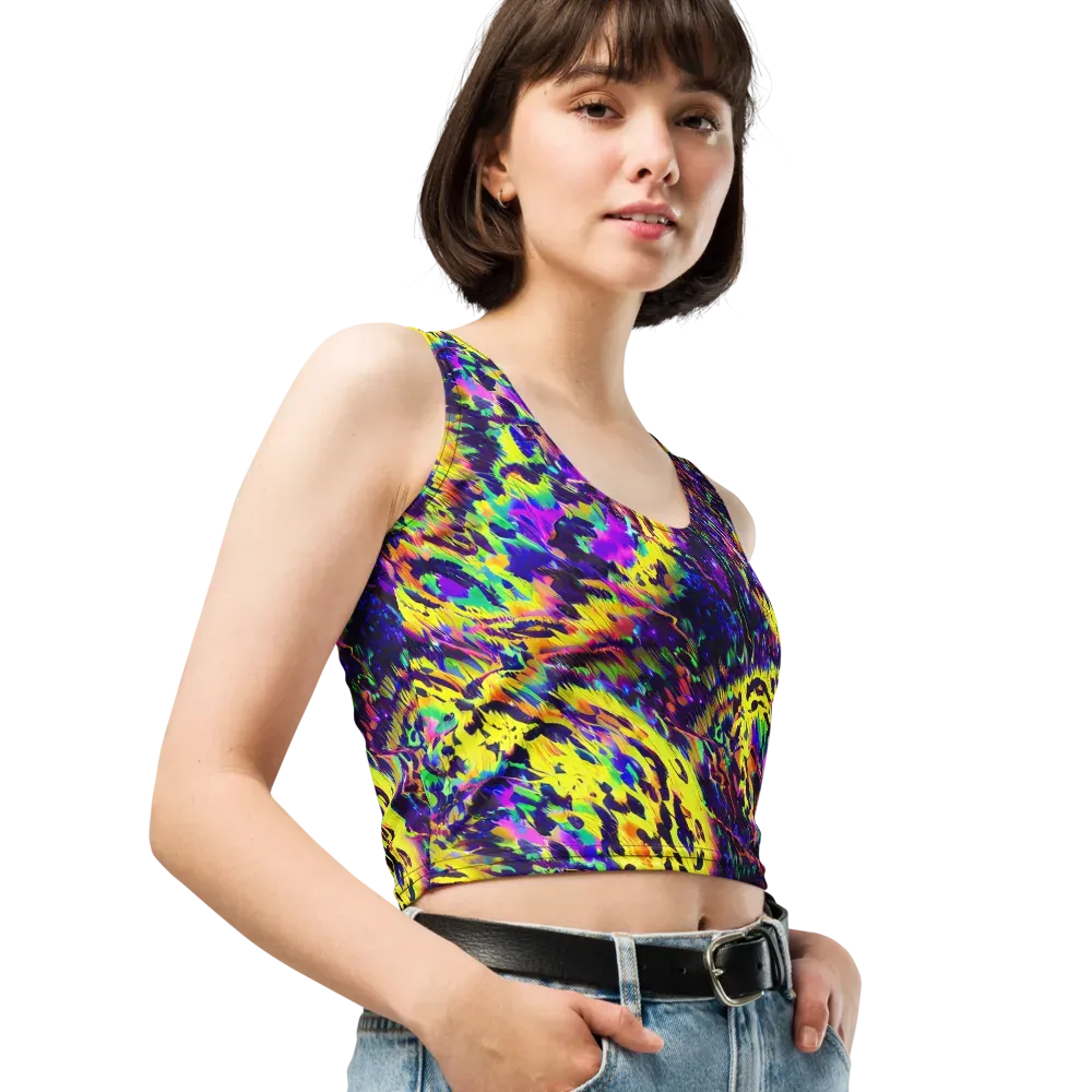 Colorstorm Noir on Crop Top — Right Front