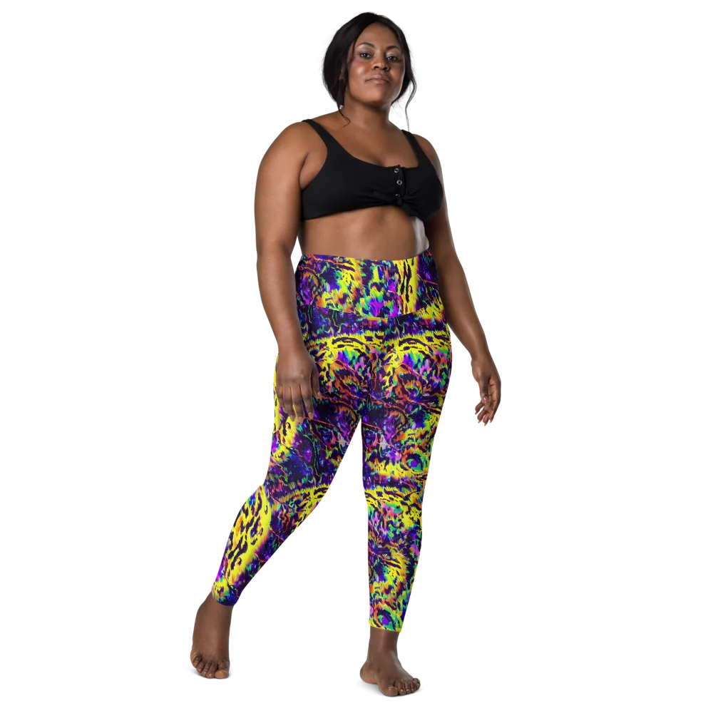 Colorstorm Noir on Leggings with Pockets — Front