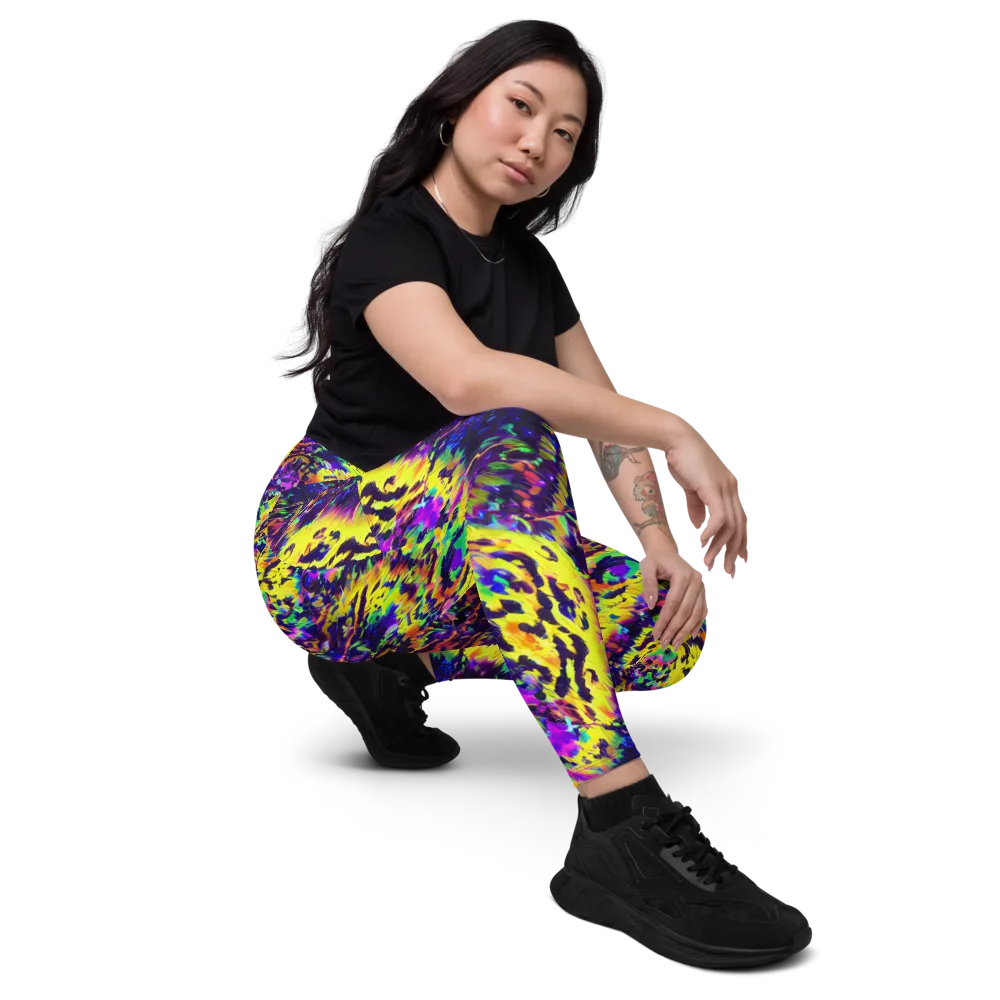 Colorstorm Noir on Leggings with Pockets — Right Front