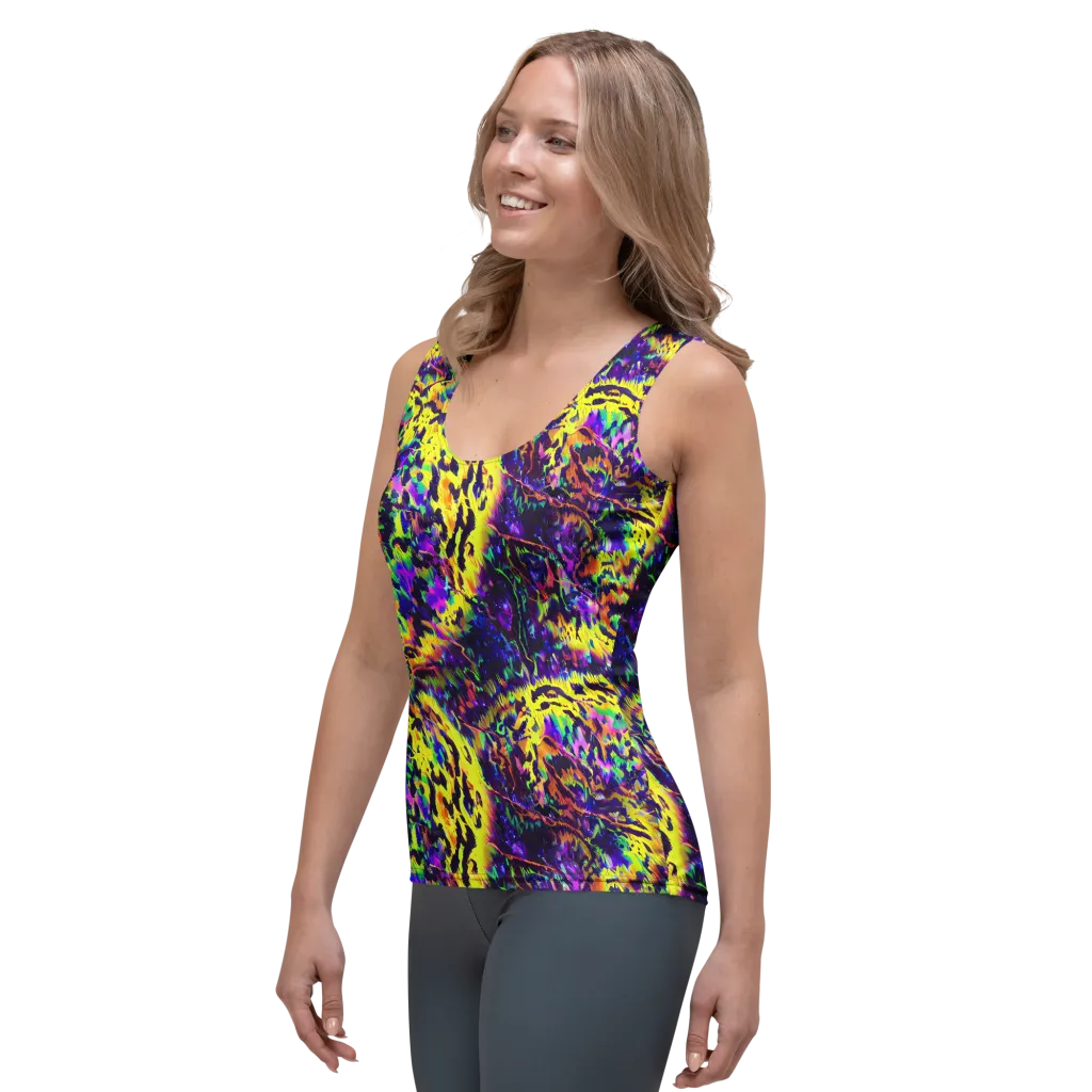Colorstorm Noir on Women's Tank Top — Left Front