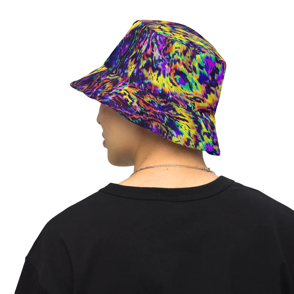 Colorstorm Noir on Reversible Bucket Hat — Back Inside