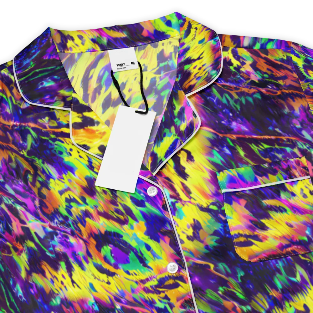 Colorstorm Noir on Women's Short Sleeve Pajama Top — Product details