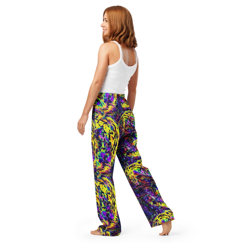 Colorstorm Noir on Women's Pajama Pants — Back
