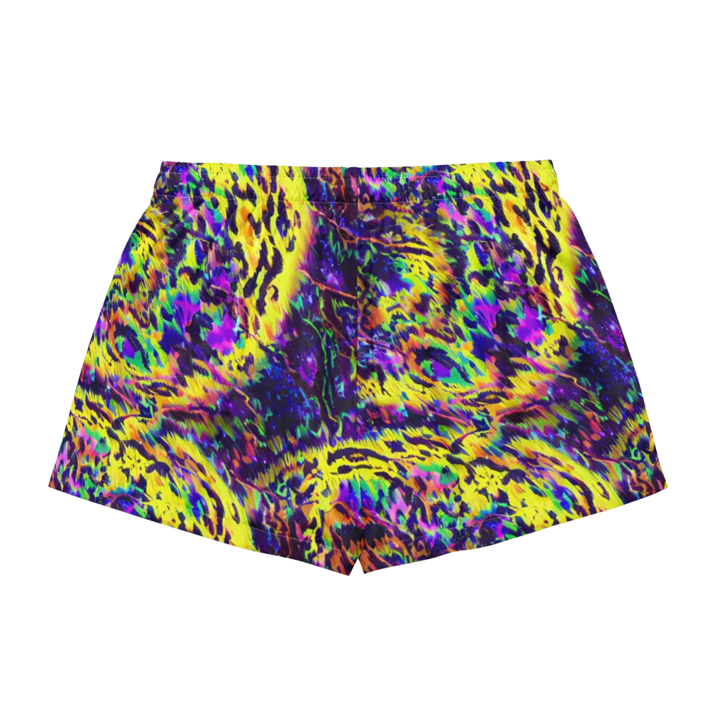 Colorstorm Noir on Women's Pajama Shorts — Back