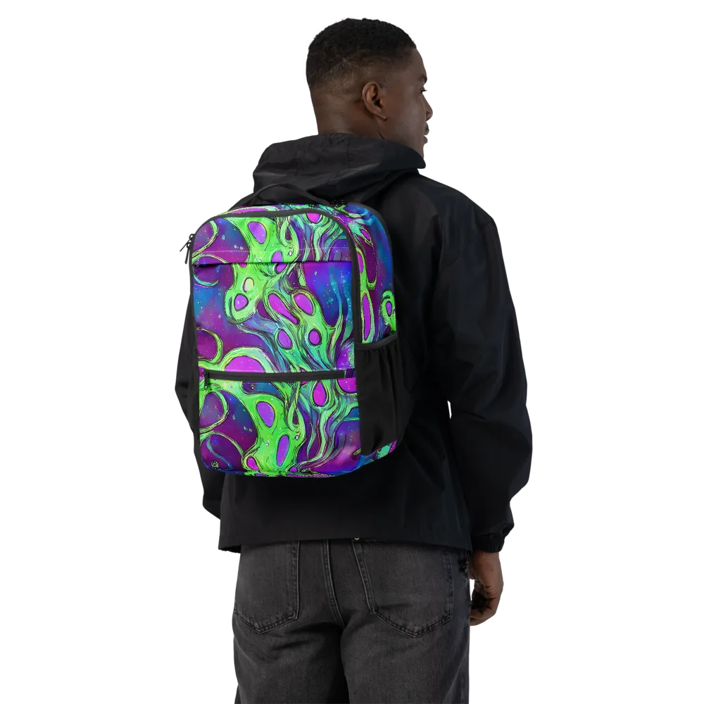 Funky Mutation on Utility Backpack — Back