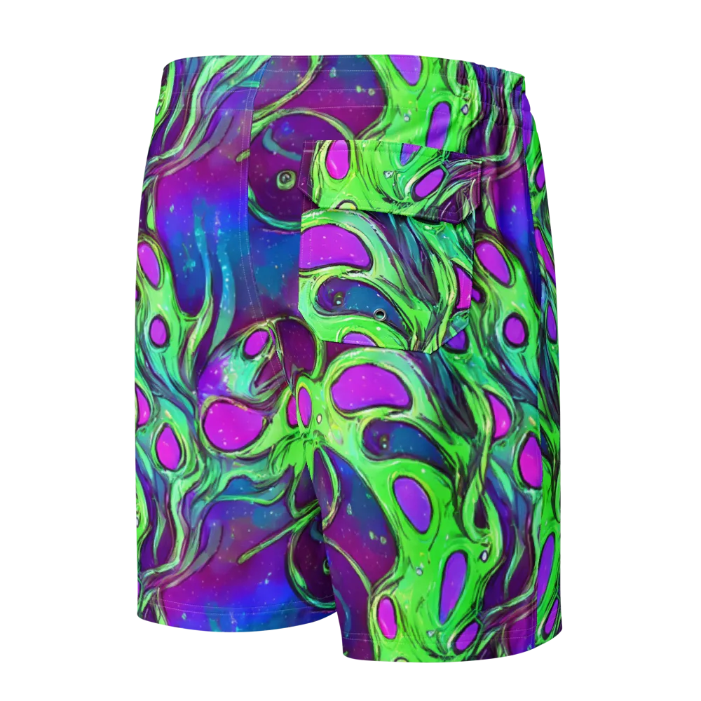 Funky Mutation on Men's Board Shorts — Back