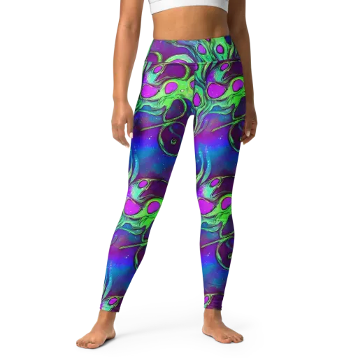 Funky Mutation on a Yoga Leggings