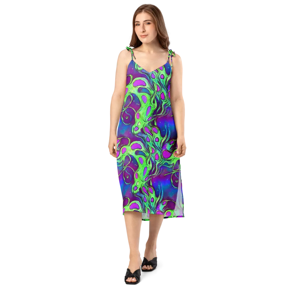 Funky Mutation on Slip Dress — Front