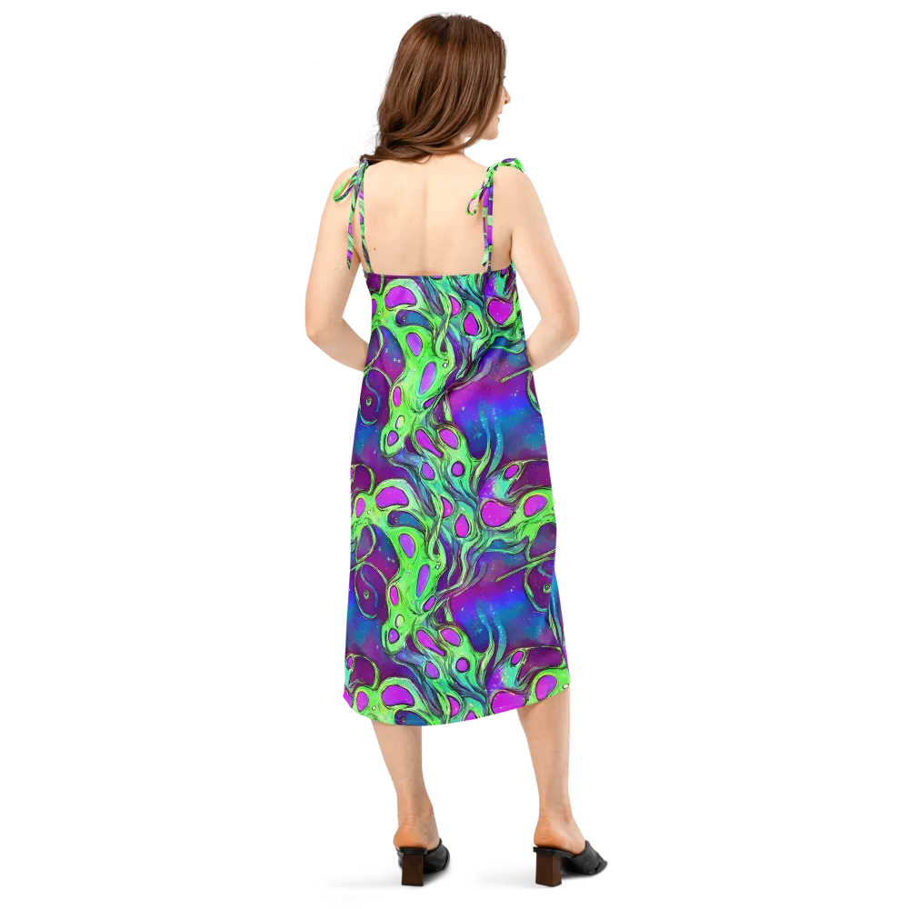 Funky Mutation on Slip Dress — Back