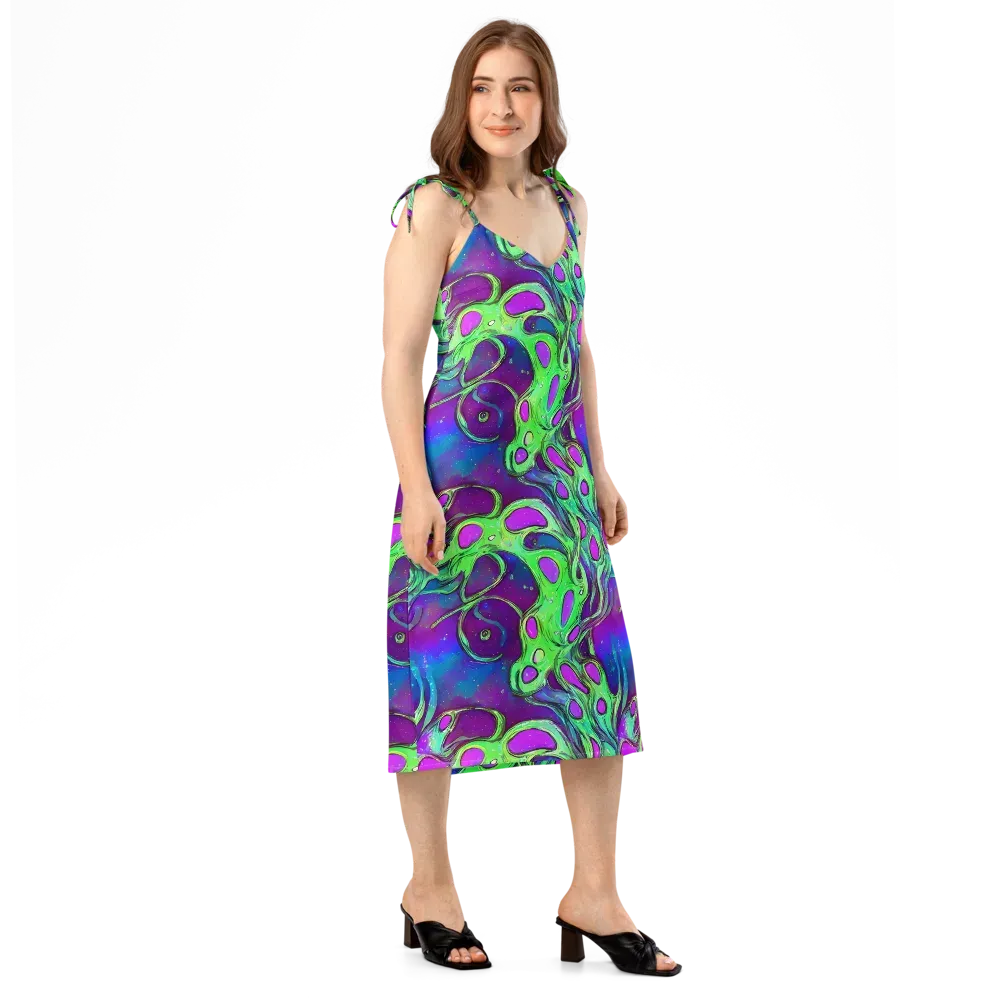 Funky Mutation on Slip Dress — Right Front