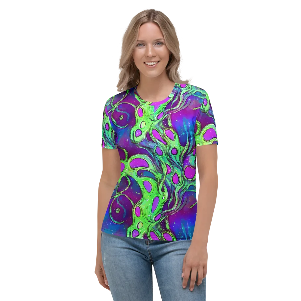 Funky Mutation on Women's Crew Neck T-Shirt — Front