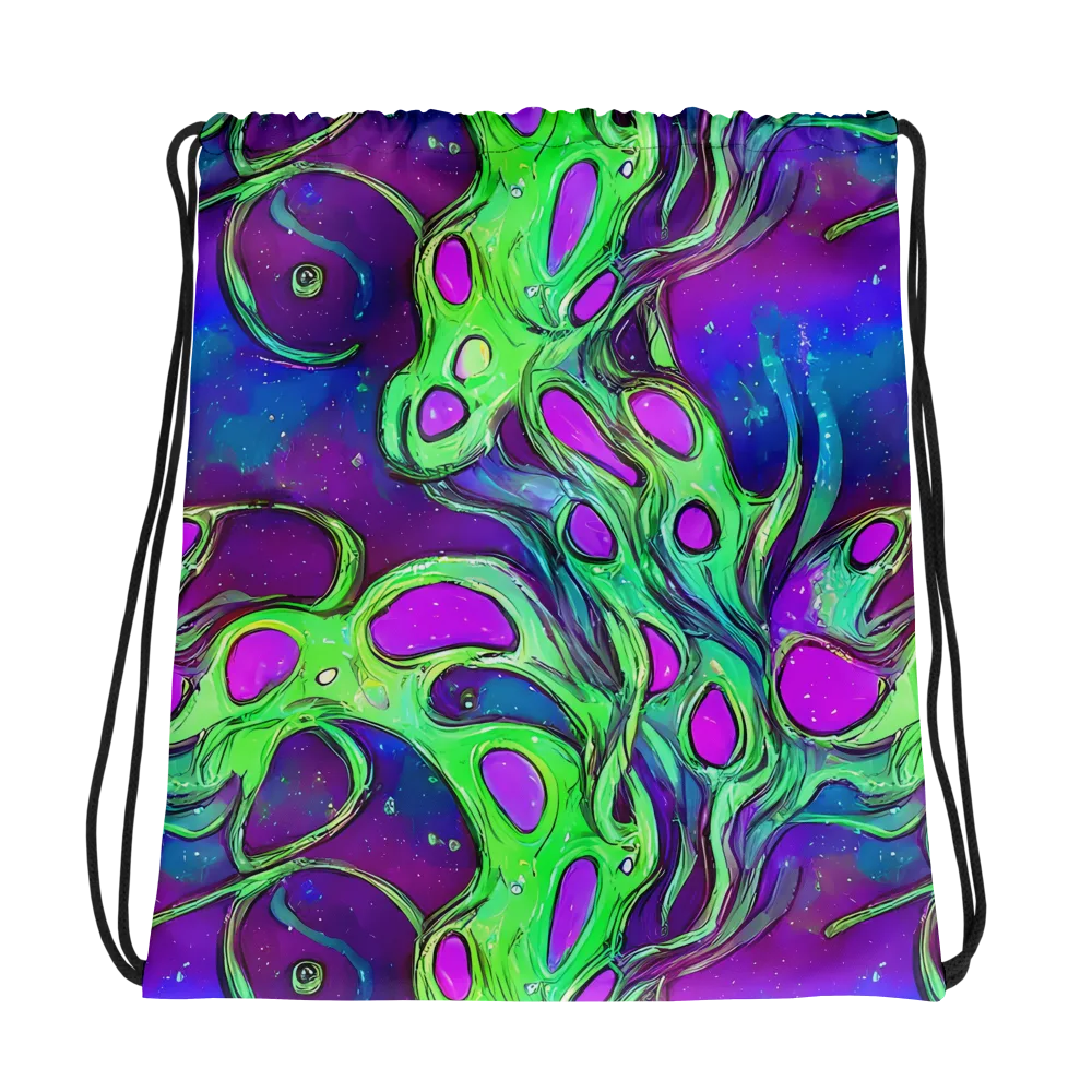 Funky Mutation on Drawstring Bag — Photo