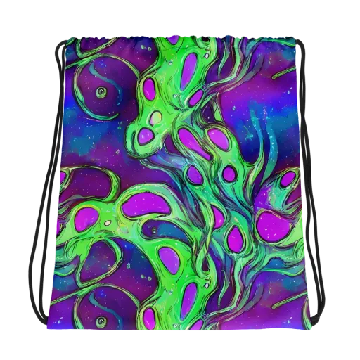 Funky Mutation on a Drawstring Bag