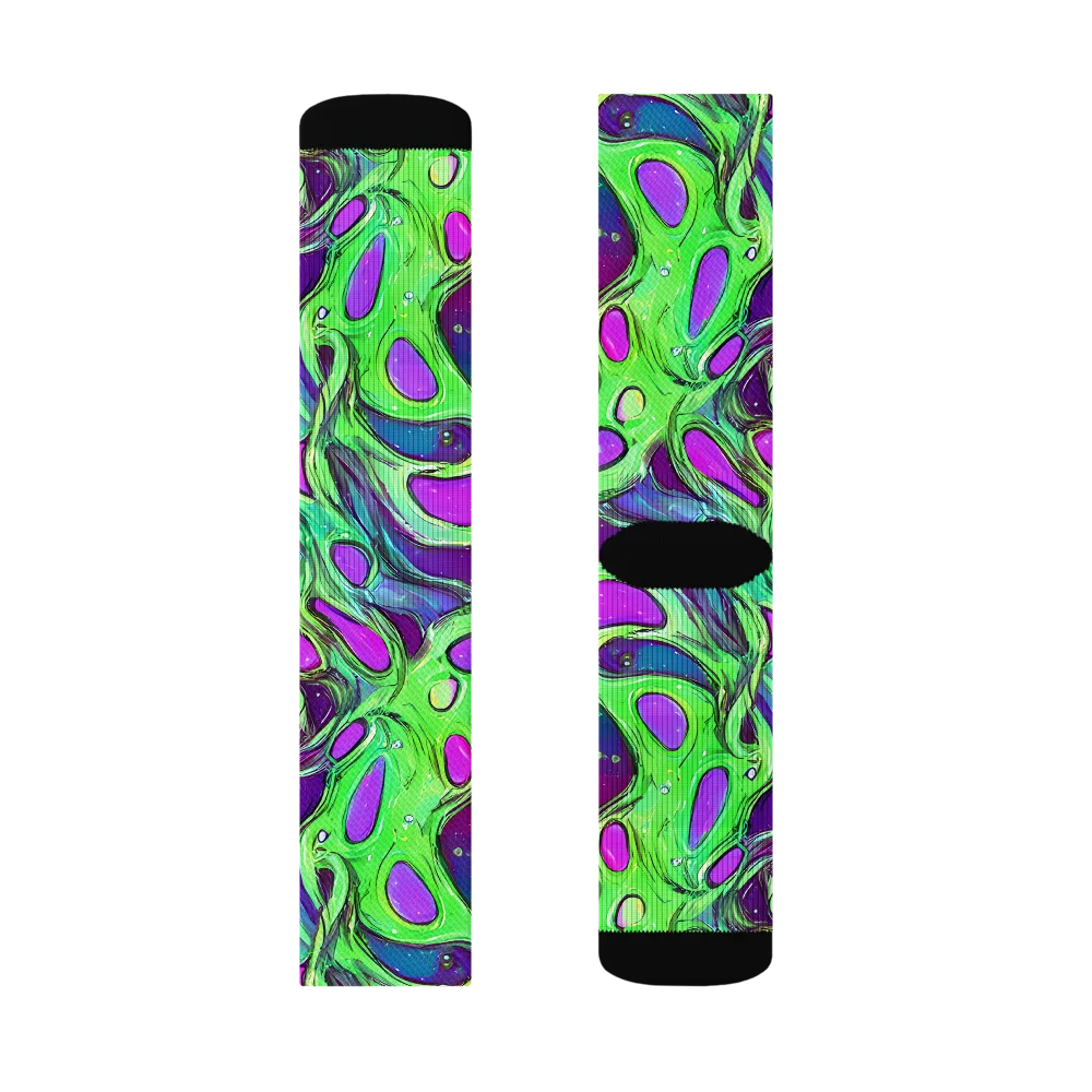 Funky Mutation on Socks — Right Sock