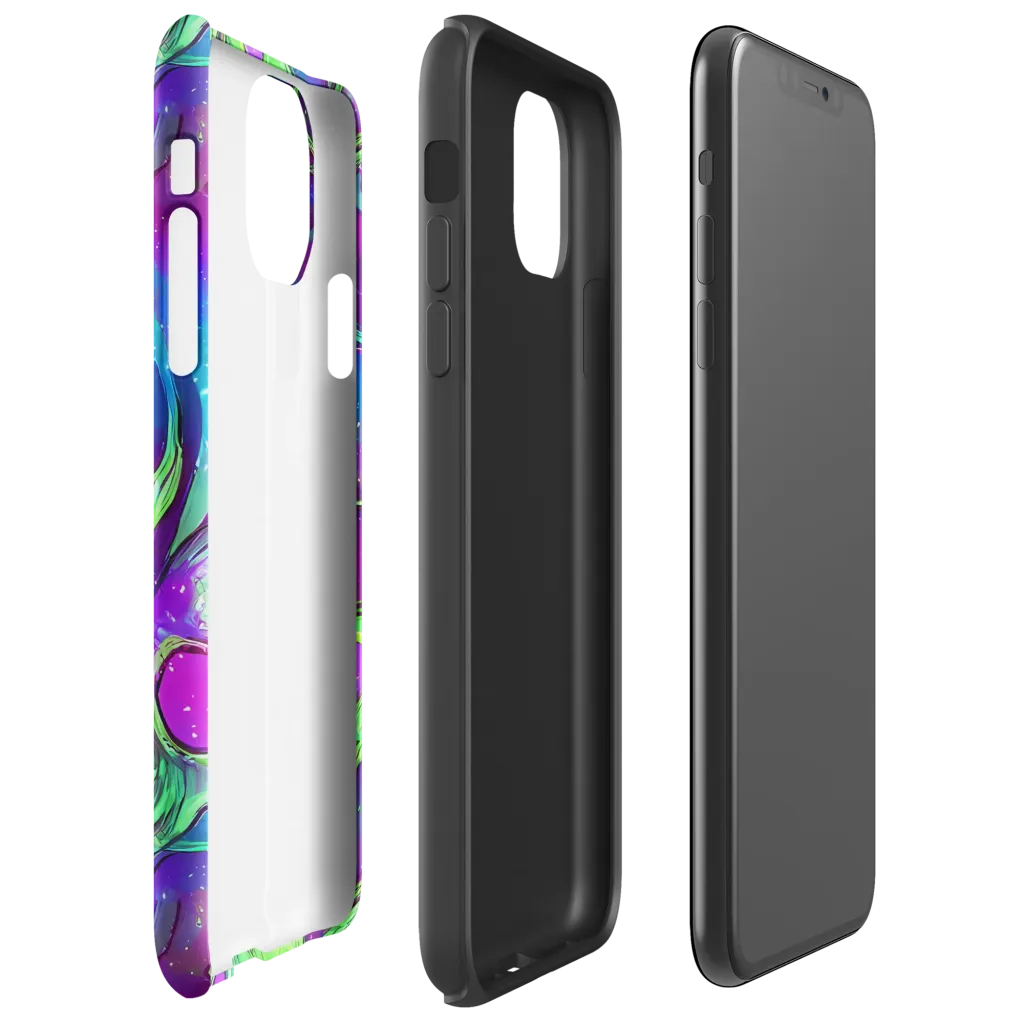 Funky Mutation on Tough Case for iPhone® — Right
