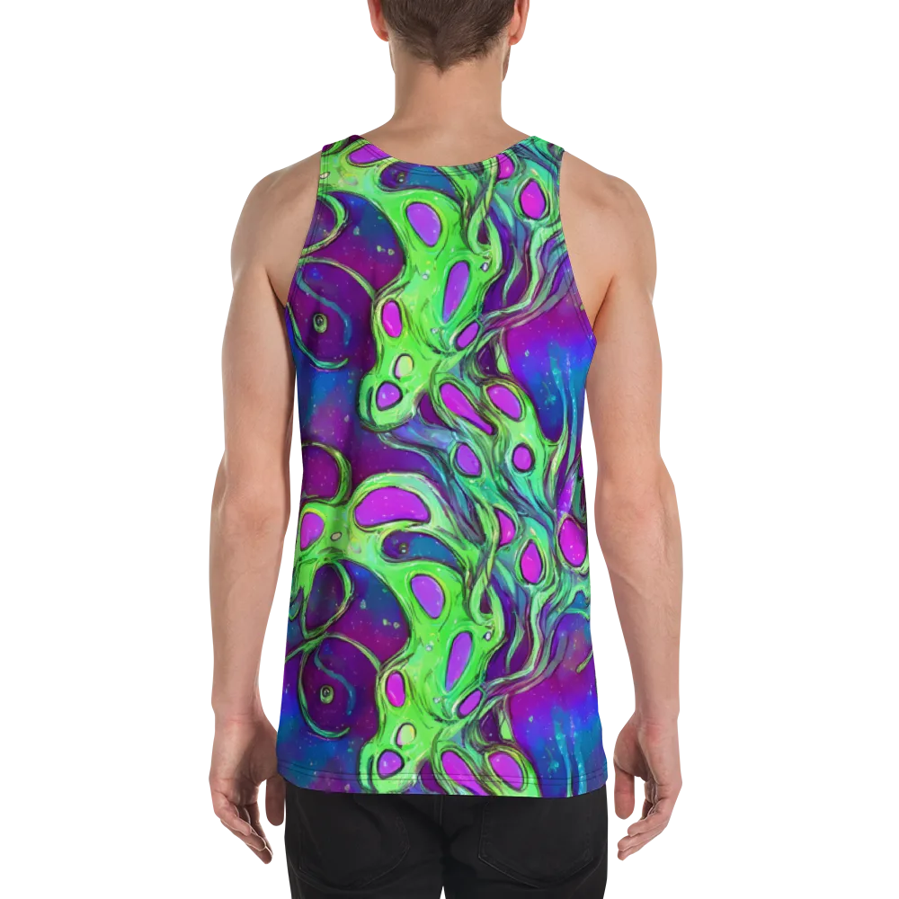 Funky Mutation on Men's Tank Top — Back