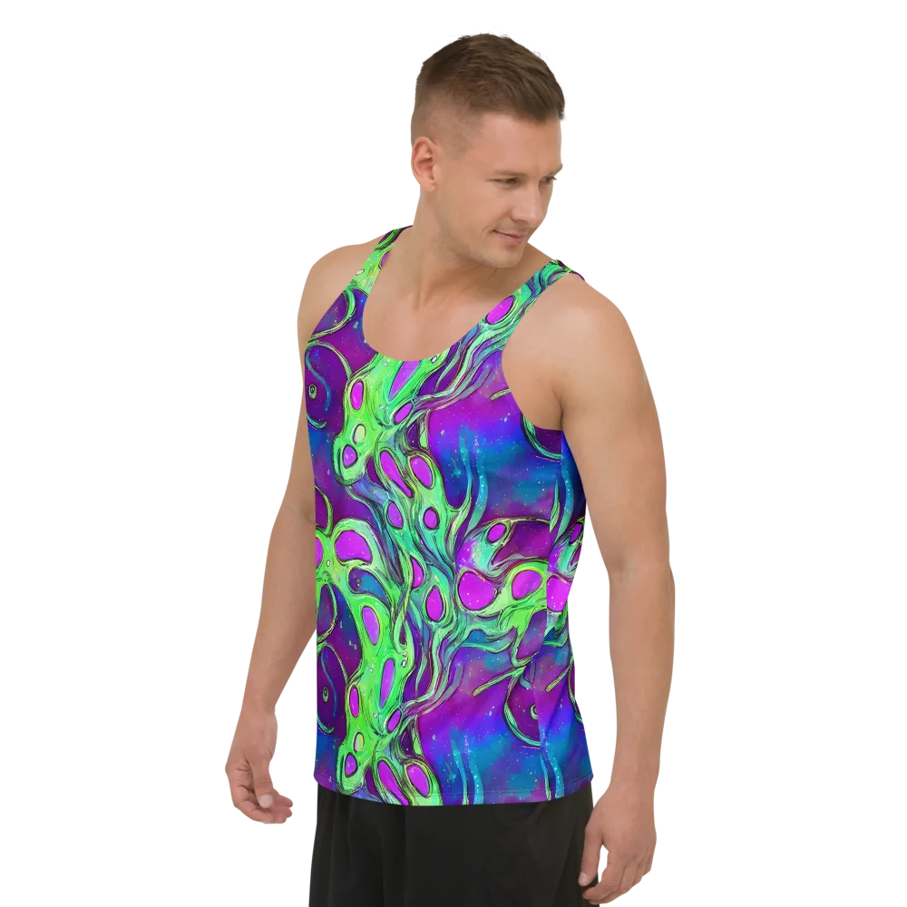 Funky Mutation on Men's Tank Top — Left Front