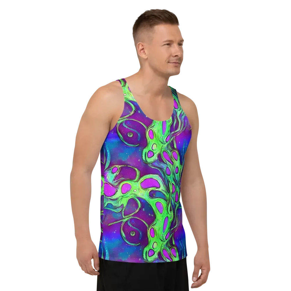 Funky Mutation on Men's Tank Top — Right Front