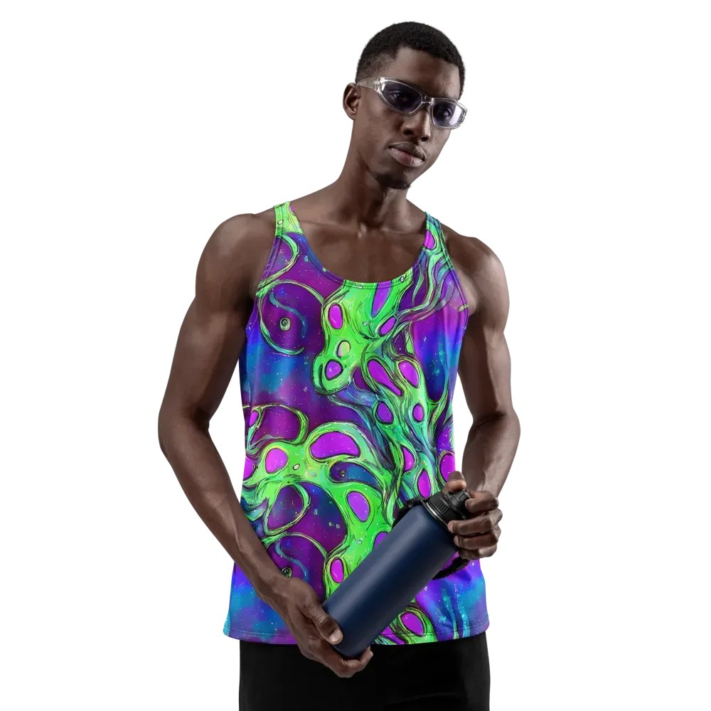 Funky Mutation on Men's Tank Top — Front