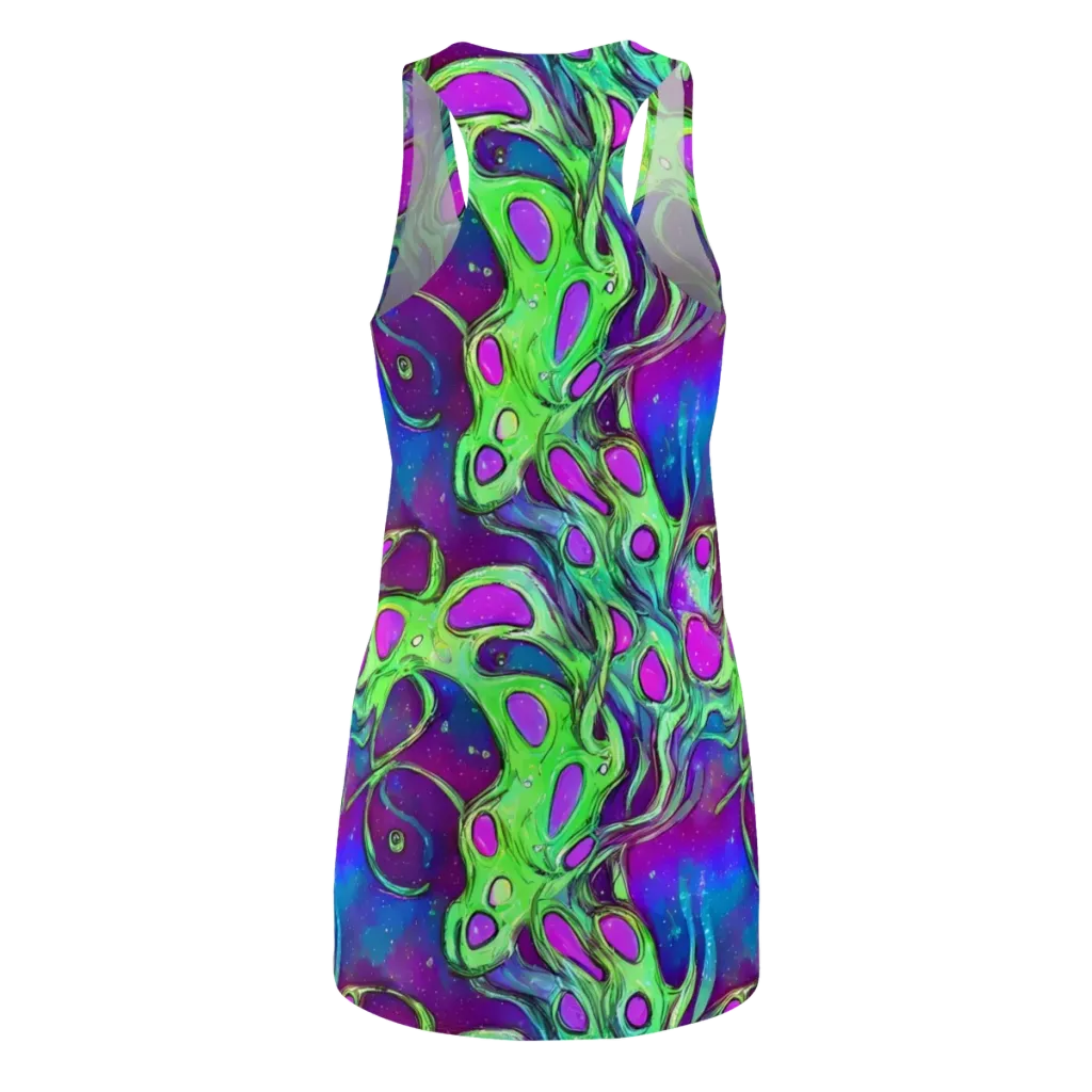 Funky Mutation on Racerback Dress — Back