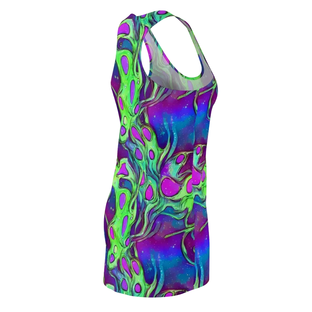 Funky Mutation on Racerback Dress — Back Side