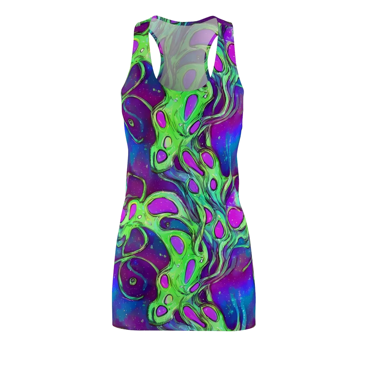 Funky Mutation on Racerback Dress — Front