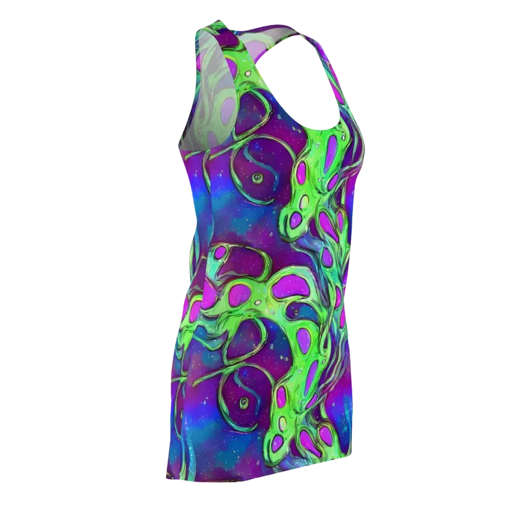 Funky Mutation on Racerback Dress — Front Side