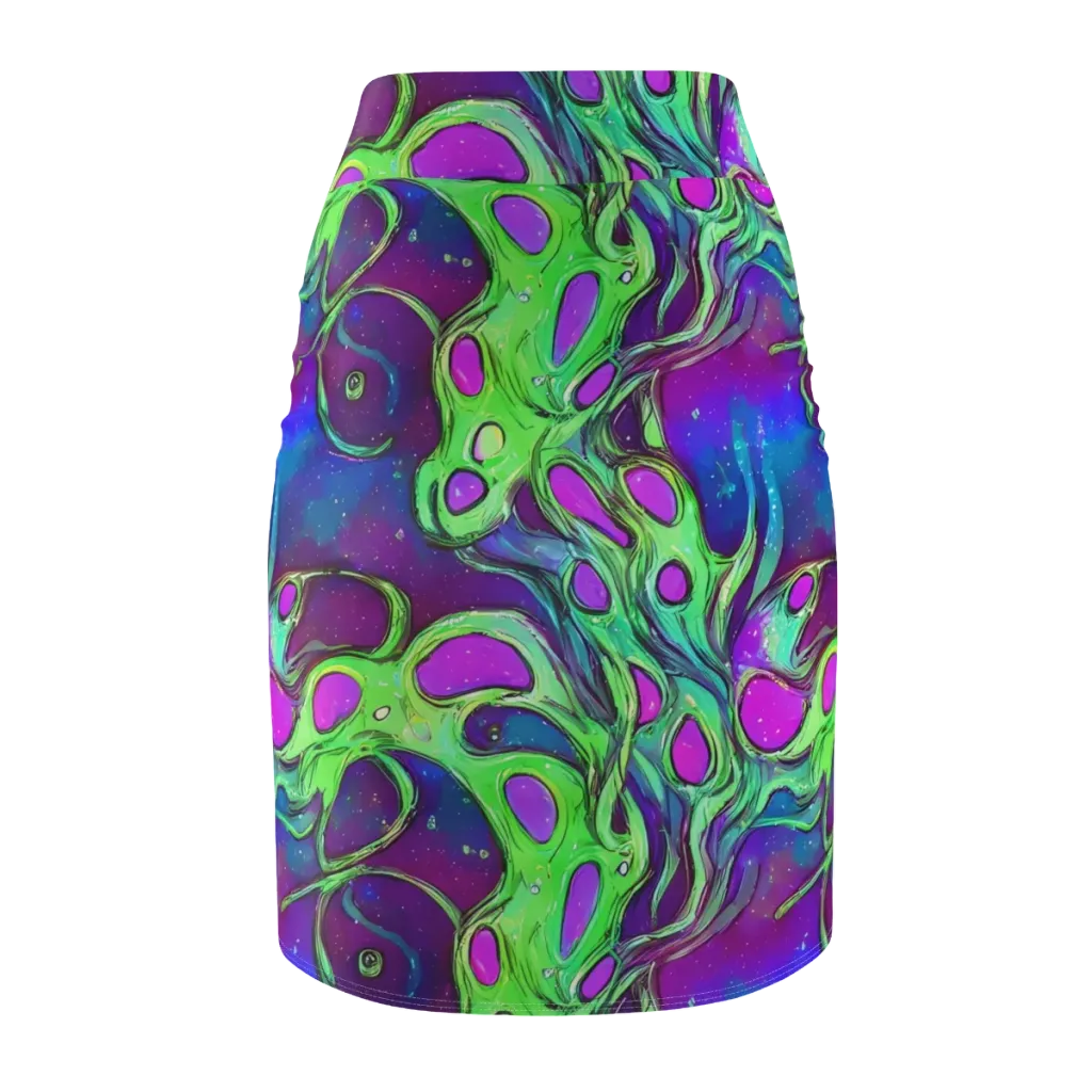 Funky Mutation on Pencil Skirt — Back