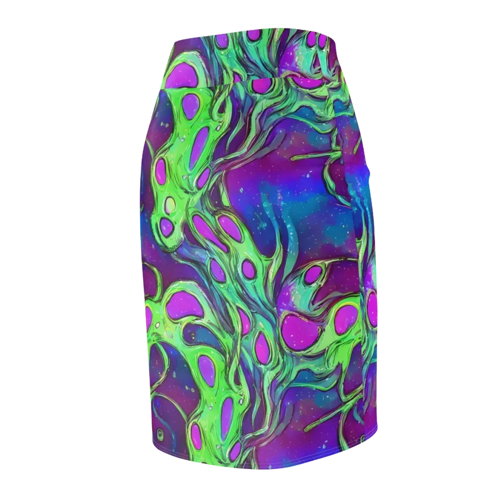 Funky Mutation on Pencil Skirt — Back Side
