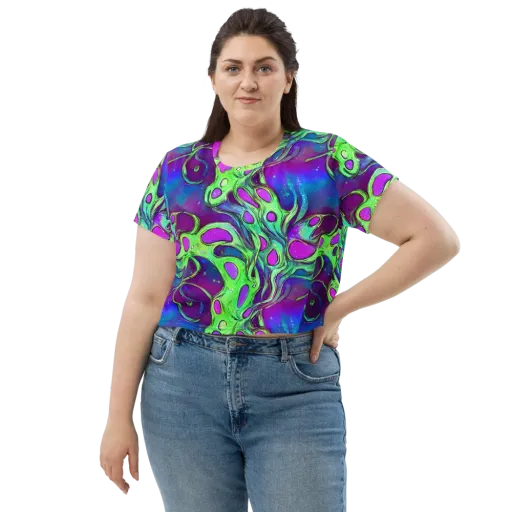 Funky Mutation on a Crop Tee