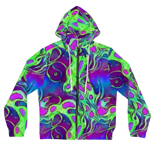 Funky Mutation on a Women's Full-Zip Hoodie