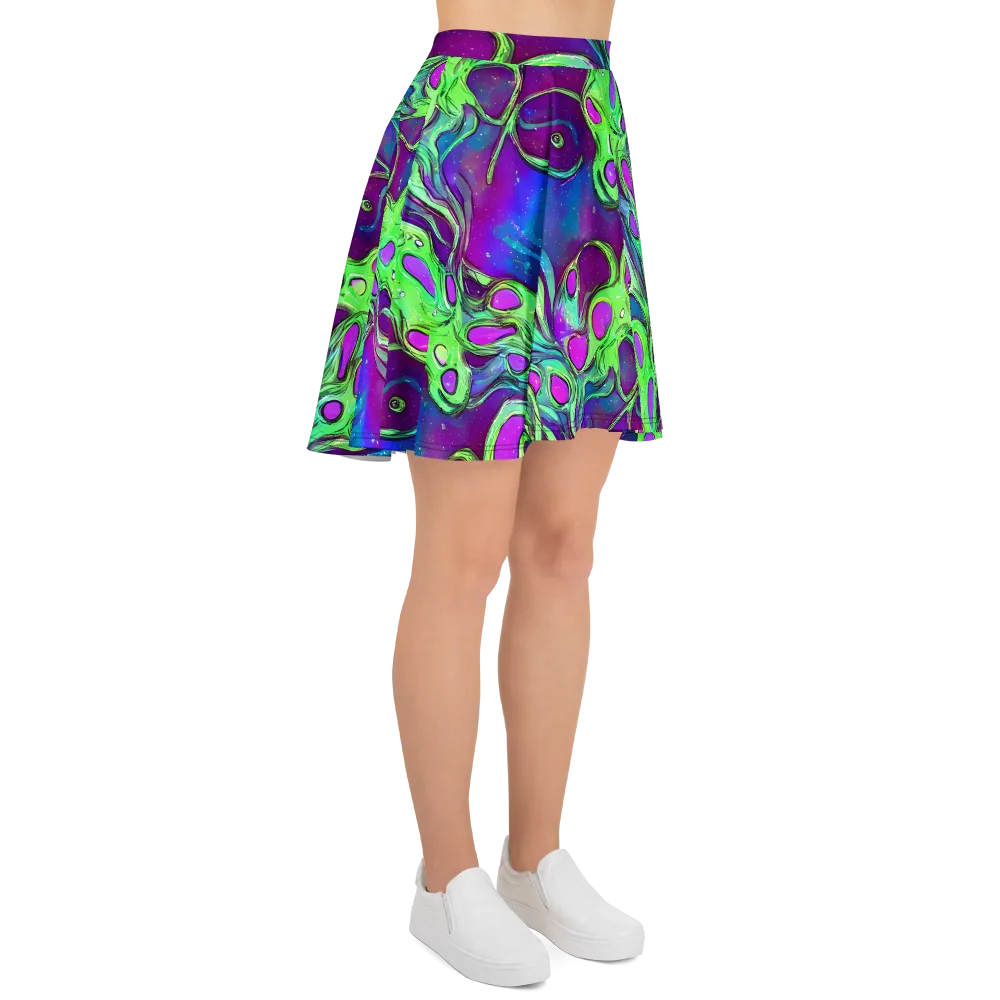 Funky Mutation on Skater Skirt — Right