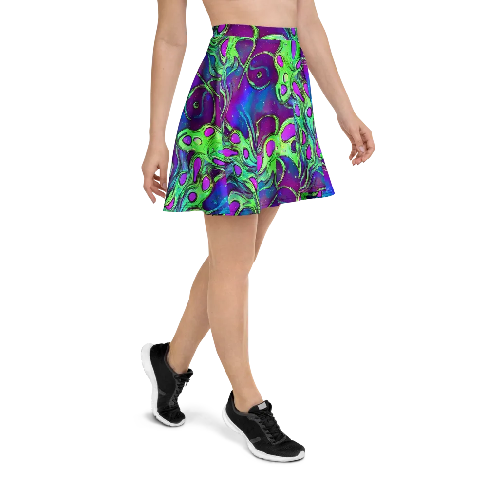 Funky Mutation on Skater Skirt — Right