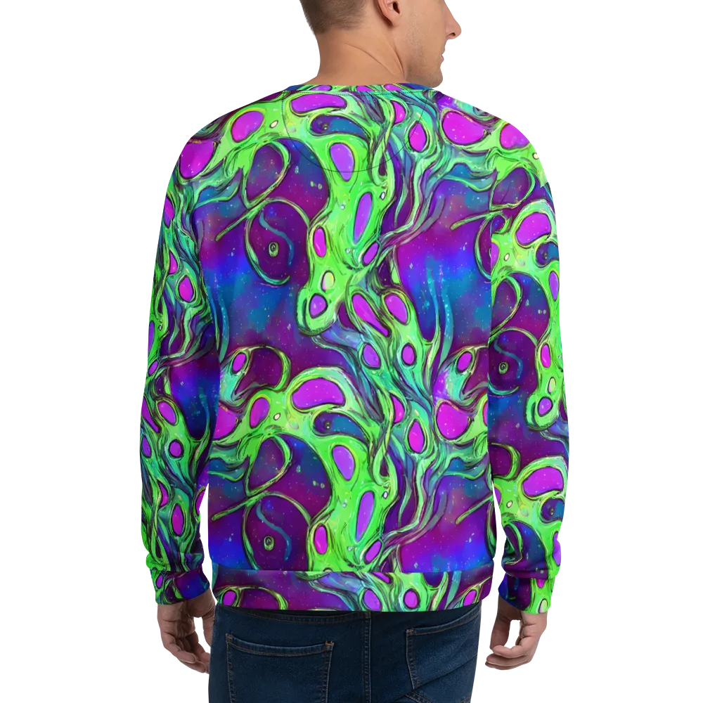 Funky Mutation on Sweatshirt — Back
