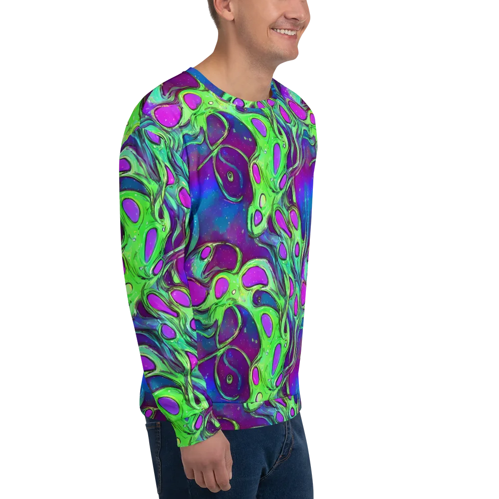 Funky Mutation on Sweatshirt — Right Front