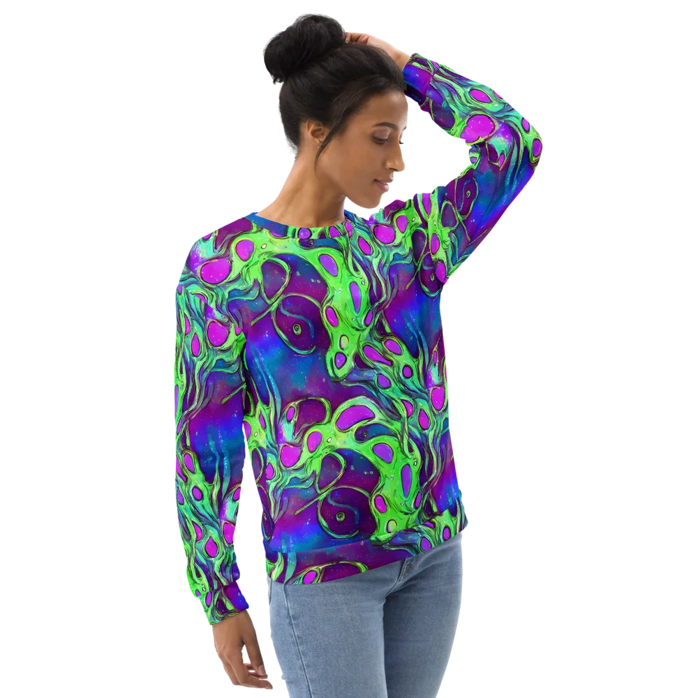 Funky Mutation on Sweatshirt — Right Front