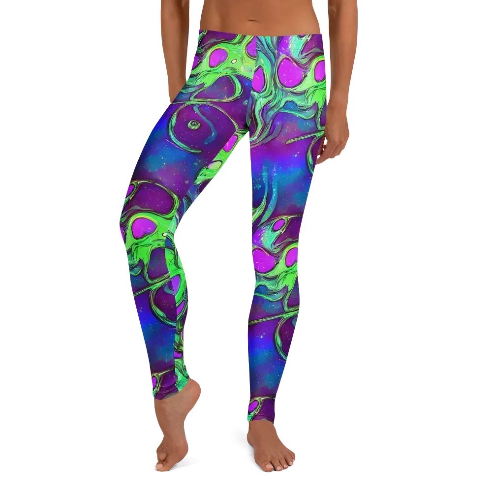Funky Mutation on Leggings — Front