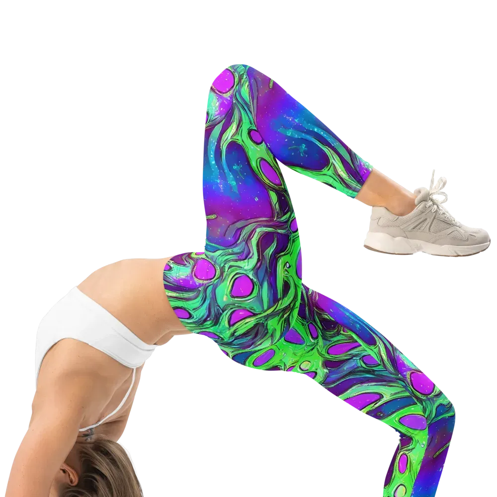 Funky Mutation on Leggings — Right