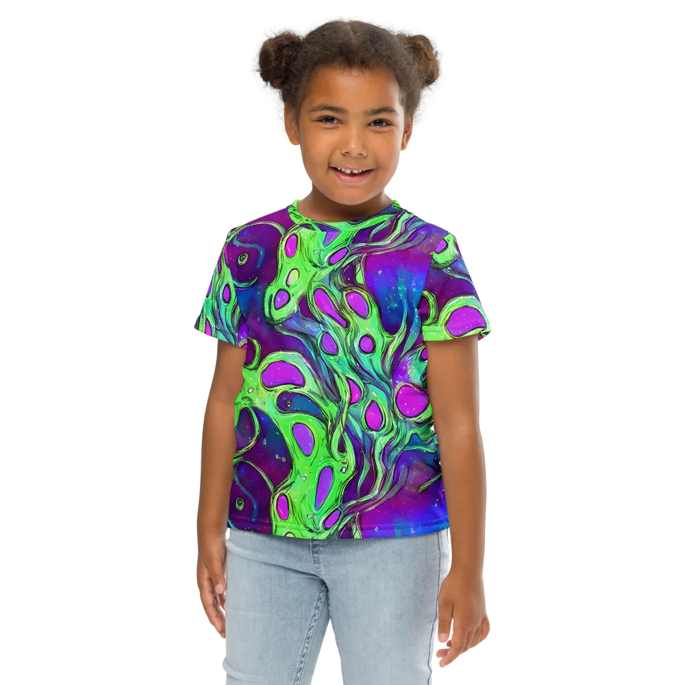 Funky Mutation on Kids Crew Neck T-Shirt — Front
